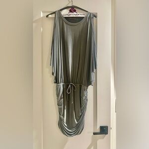 Young Fabulous & Broke Gray Draped Dress